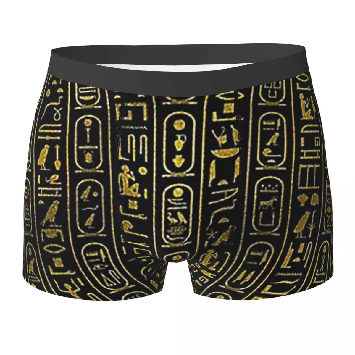 Boxer Underpants Shorts Egyptian Hieroglyphs And Deities Panties Male Breathable Underwear for Homme Man Boyfriend Gifts