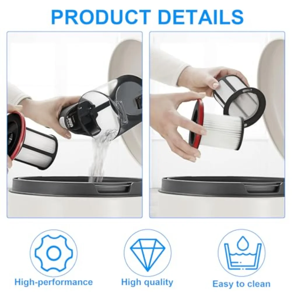 فلتر استبدال فلتر المكنسة الكهربائية لجزء استبدال شاشة الفلتر الأساسي للمكنسة الكهربائية غير المحدودة من سلسلة 6