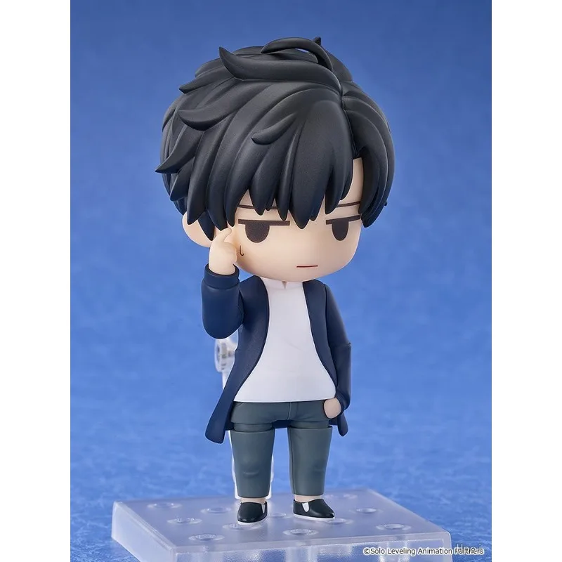 GOEDE GLIMLACH BEDRIJF Echt NENDOROID Serie SOLO NIVEAU Anime Sung Jin Woo Model Speelgoed Beweegbaar Model Prachtige Speelgoed Collectibles