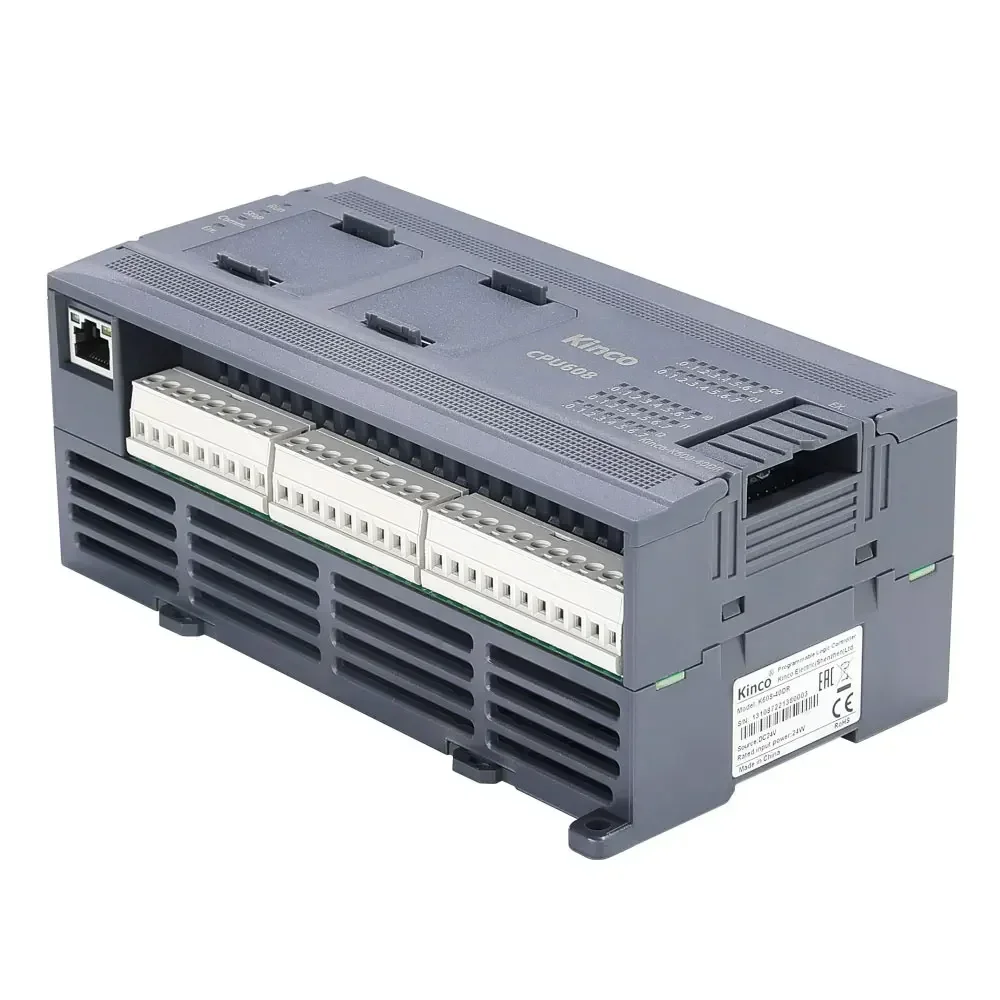 Kinco K6 Series PLC K606 K606-24DT K606EA K608 KB6 24DT 24AT 24DR 24AR 30DT 30AT 40DT 40AT 40DR 40AR Compatible K5 Series