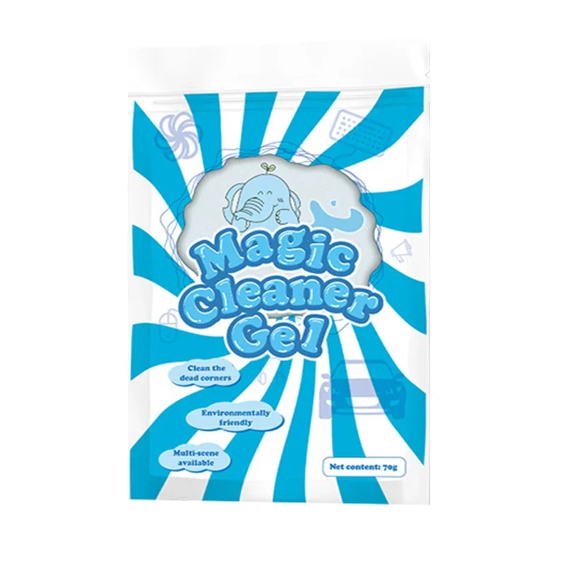 1/2 عبوة من جل التنظيف الداخلي للسيارة لإزالة الغبار، أداة تنظيف مكتبية من الطين السحري، ملحقات غسيل السيارات