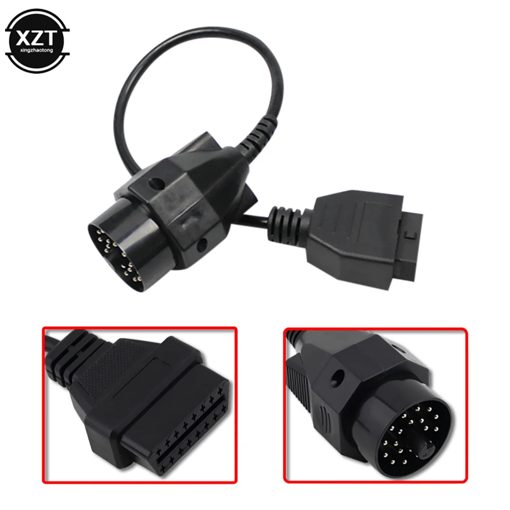 Adaptateur OBD II pour BMW, 20 broches à 16 broches, connecteur femelle e36 e39 X5 Z3, accessoires de voiture