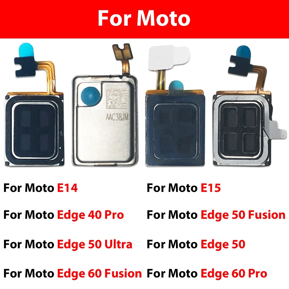 Earpiece Speaker For Moto E14/E15/Edge 40 Pro/ 50 Fusion/ 50 Ultra/ 50/ 60 Fusion/60 pro Earphone Repair Parts