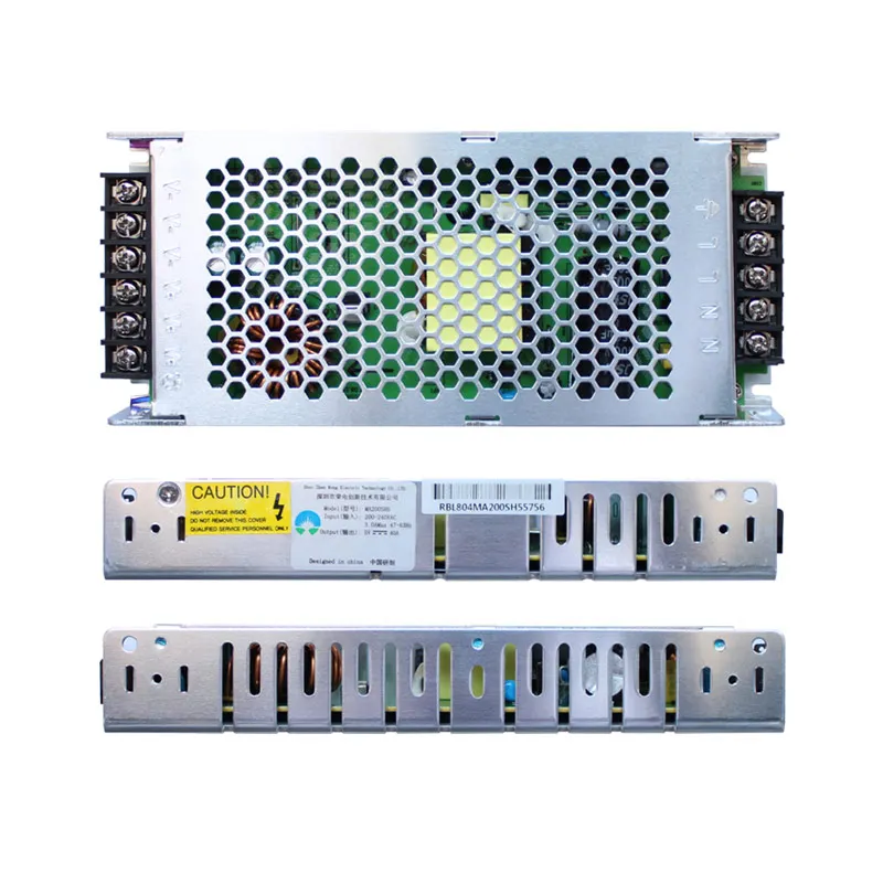 Rong Electric MA200SH5 フルカラー超薄型 200W 5V40A LED スクリーンスイッチング電源