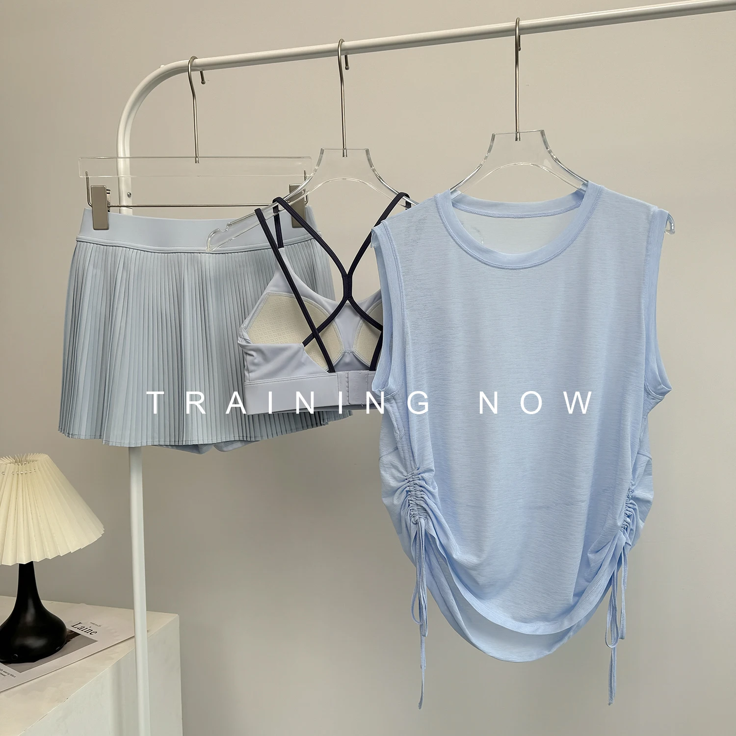 

Senior sense running suit for women in summer gym training quick-drying yoga suit professional tennis badminton sports suit