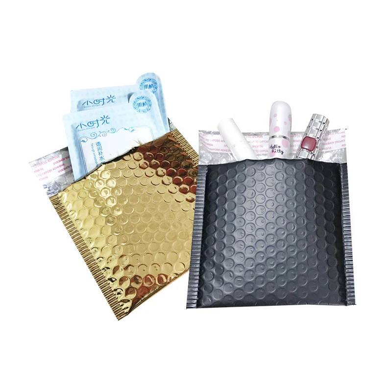 20Pcs/Lot Bubble Mailers Aluminized Bags Laser Envelope Self Seal Postal Gift Packaging Bags Phone Case Shipping Package