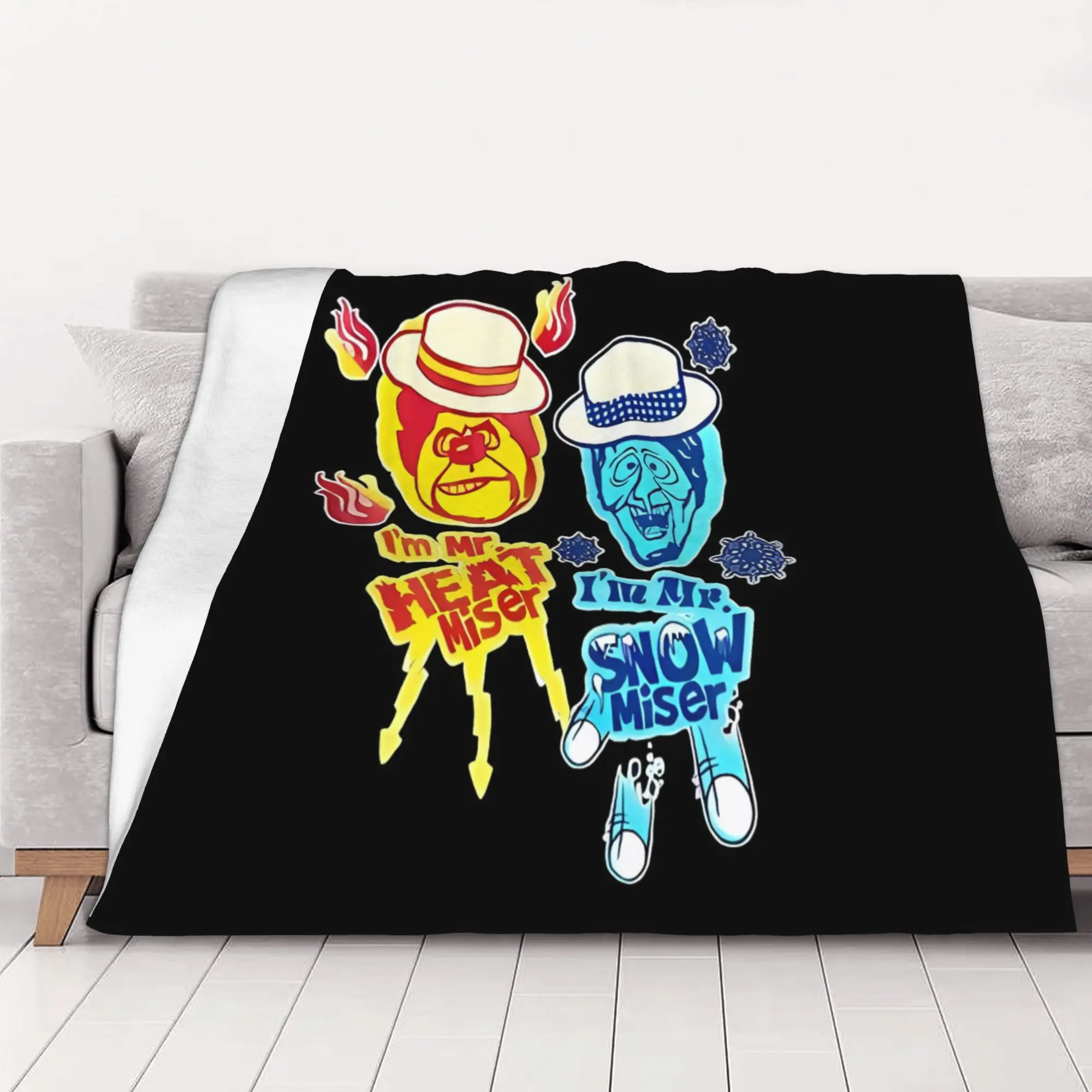 1PC Classic Miser Brothers home room decorations Winter Blankets for Adults Bedding Home Interior Sofa Knee