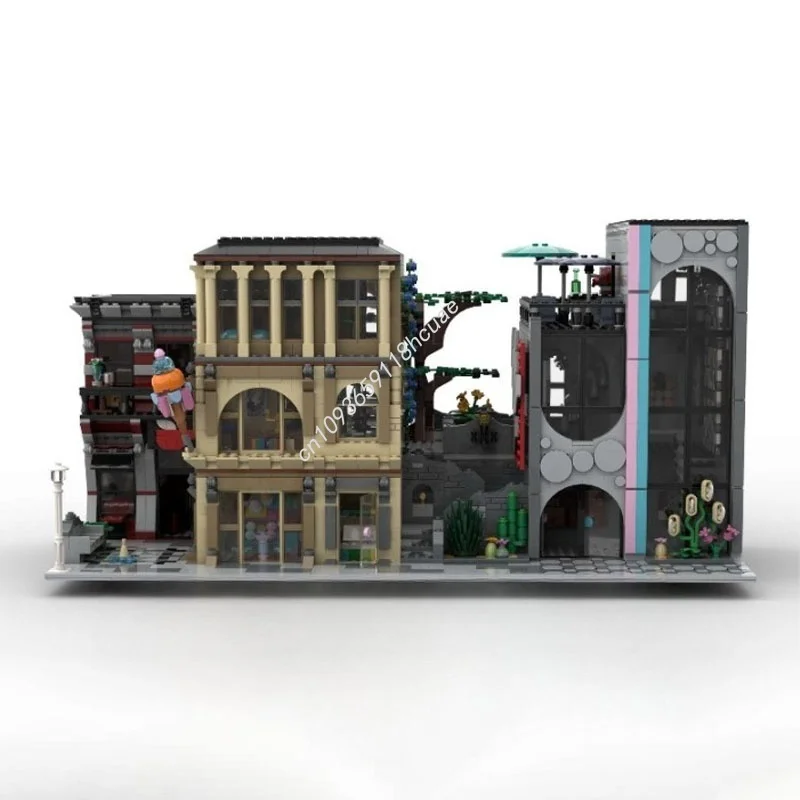 3981개 MOC 이탈리아 유산 박물관 모듈형 모델 블록 조립 장난감 DIY 브릭 크리스마스 선물 생일 선물