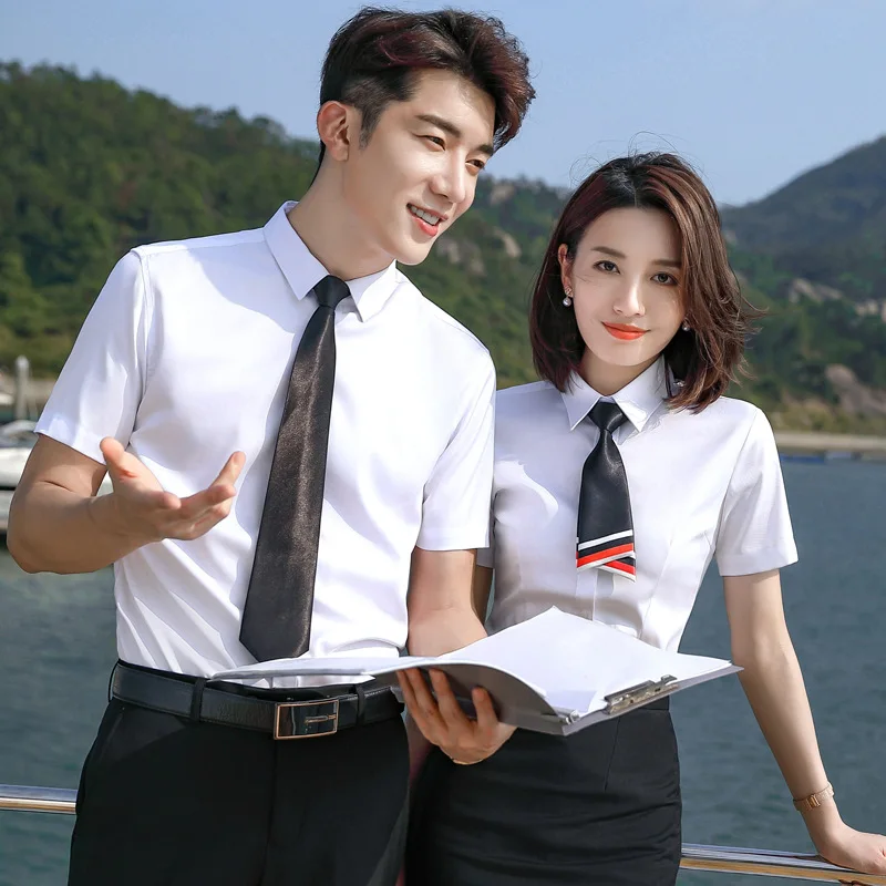 7XL Plus Size Men's Short Sleeve Shirt Summer Classic Casual Solid Stripe Business Dress Formal Fashion Leisure Social Clothes