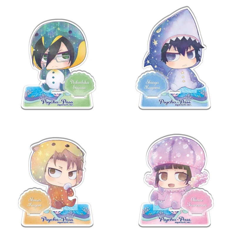 

Mystery anime Psycho-Pass Ocean Version Character Acrylic mini standing sign Desktop stand Fan friends Christmas Gifts