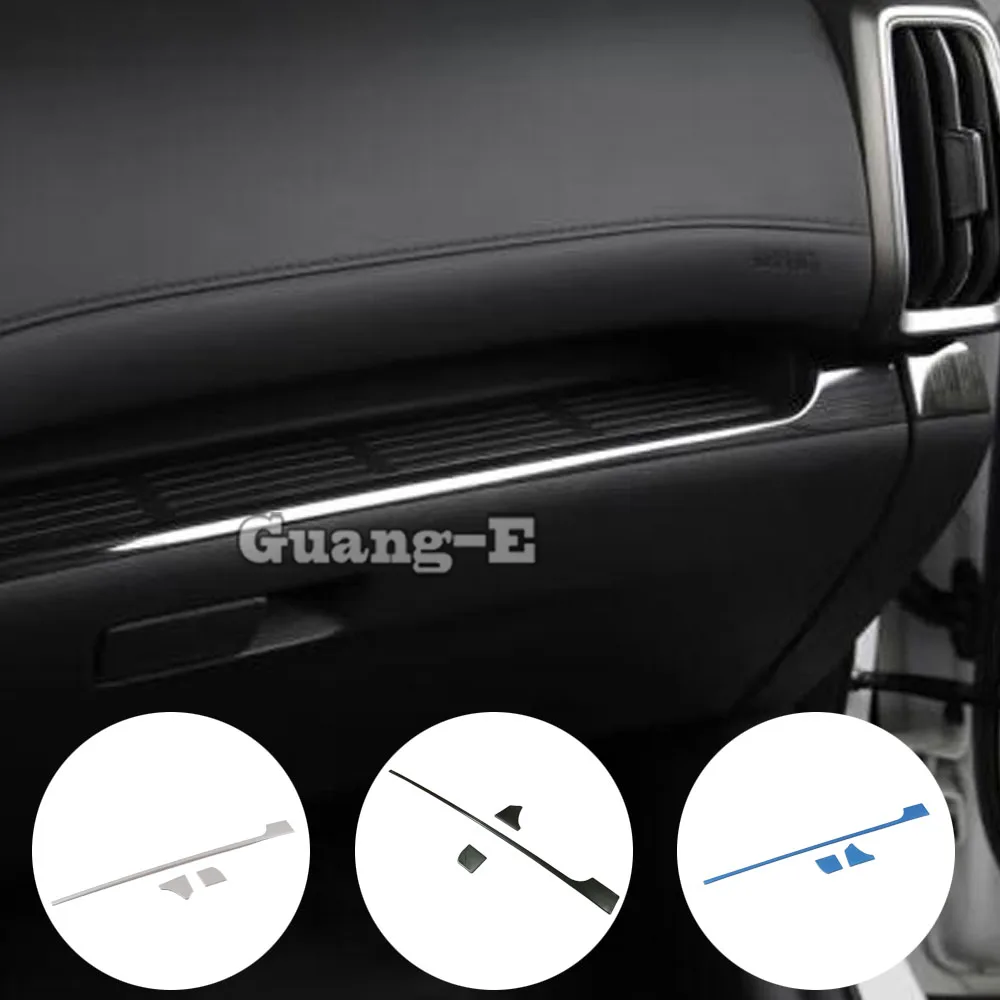 

Stainless Steel Car Glove Box Handle Trim Cover Decoration Trim Armrest Interior Accessories For Hyundai IX35 2018 2019 2020
