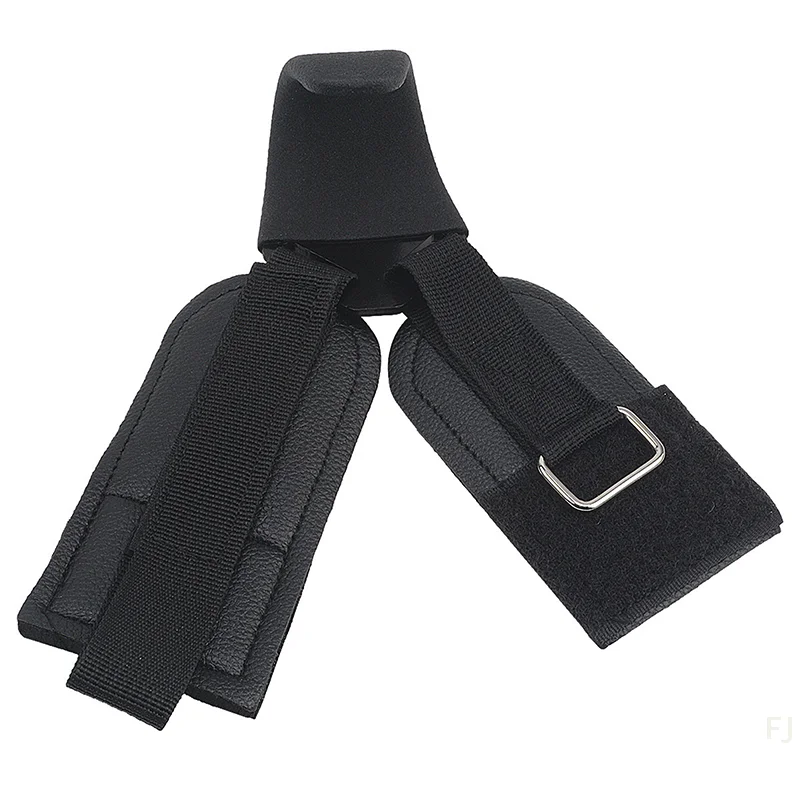 [YULeather Weight Lifting Hook Gym Fitness Weightlifting Non-slip Heavy Duty Steel Strong Load Capacity Wrist Strap Hook Pull-up