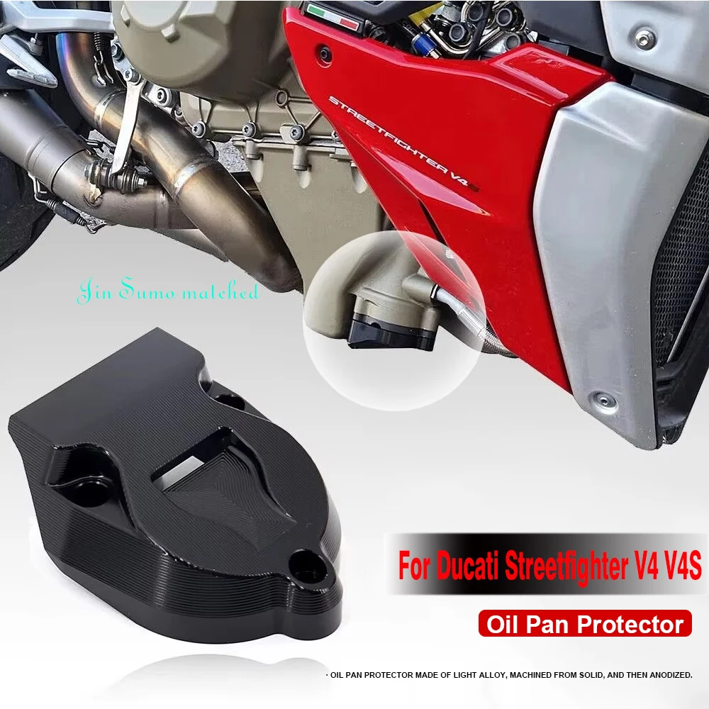 

New SUPERBIKE Panigale V4 / S /R 2019-2023 Motorcycle Accessories Oil Pan Protector Guard For Ducati Streetfighter V4 /S 2020 -