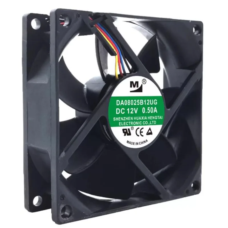 New Cooler Fan for DA08025B12/B24UA/UR/UH/UG/HG 8025 12V/24V Cooling Fan 80*80*25mm