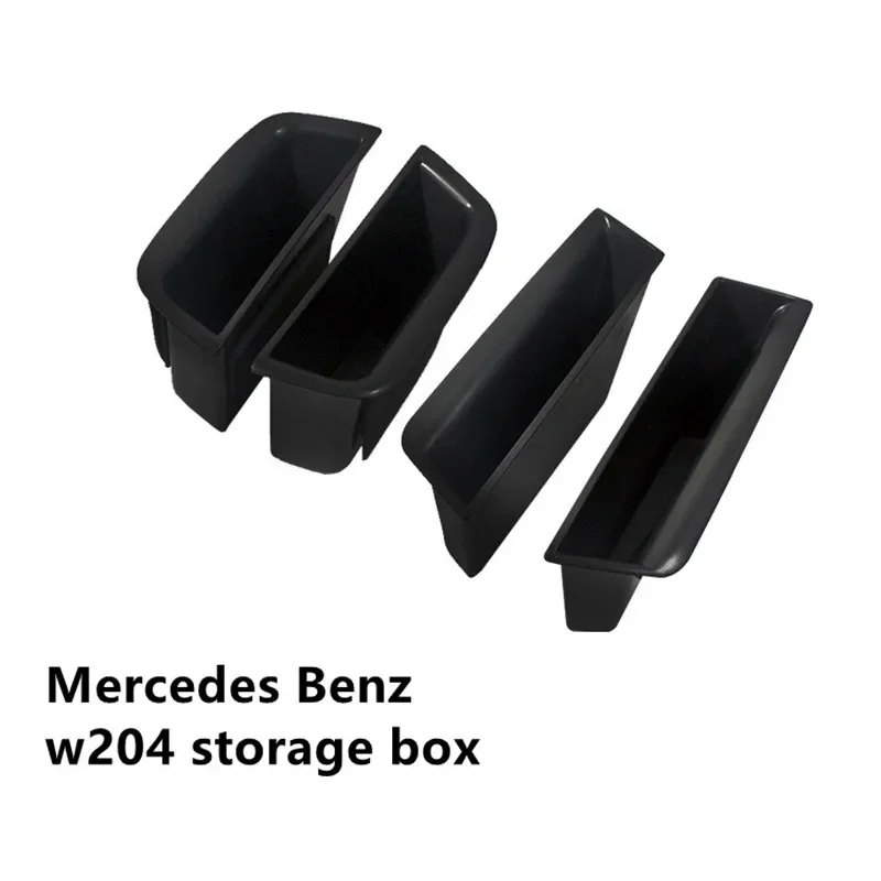 For Mercedes Benz C class W204 2008-2014 Front Door Handle Storage Box Container Holder Tray Car Organizer Accessories