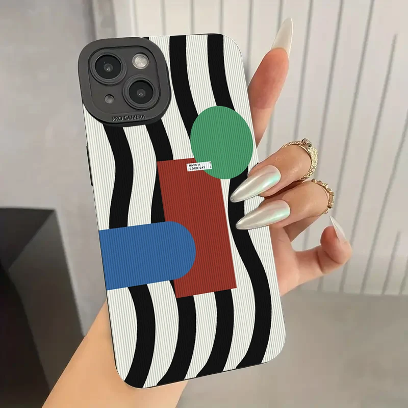 Shockproof Zebra Stripe Silicone Case For Samsung Galaxy A15 A35 A55 A14 A34 A54 A13 A33 A53 S24 Ultra S23 S21 FE S22 Plus Cover