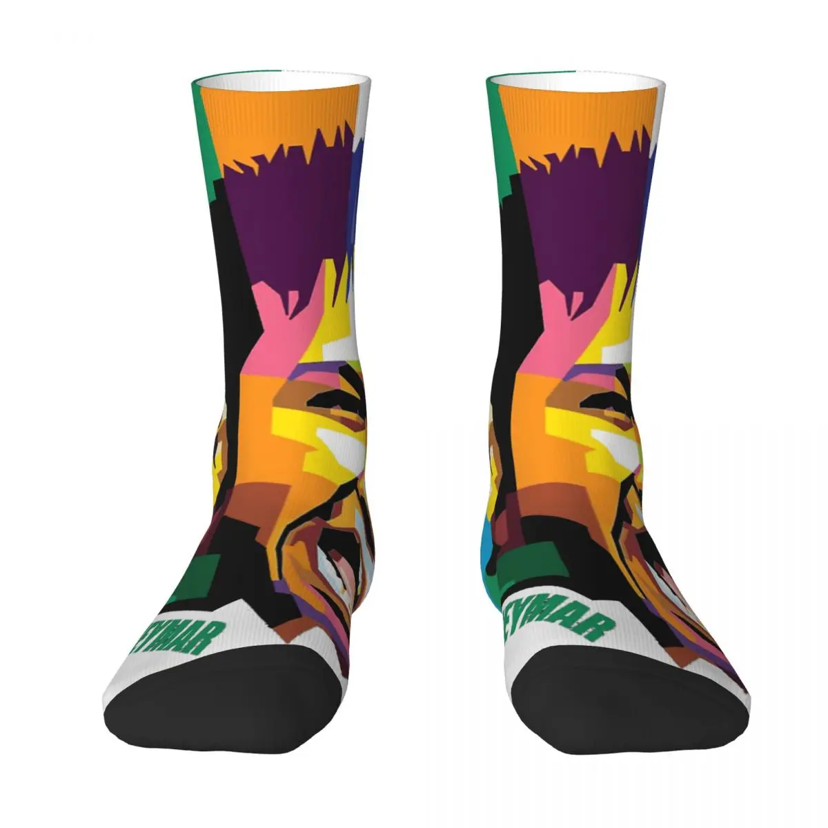 Neymar And Jr Brazil Celebrate Soccer Striker 35 Casual Graphic Field pack Humor Graphic Elastic Socks