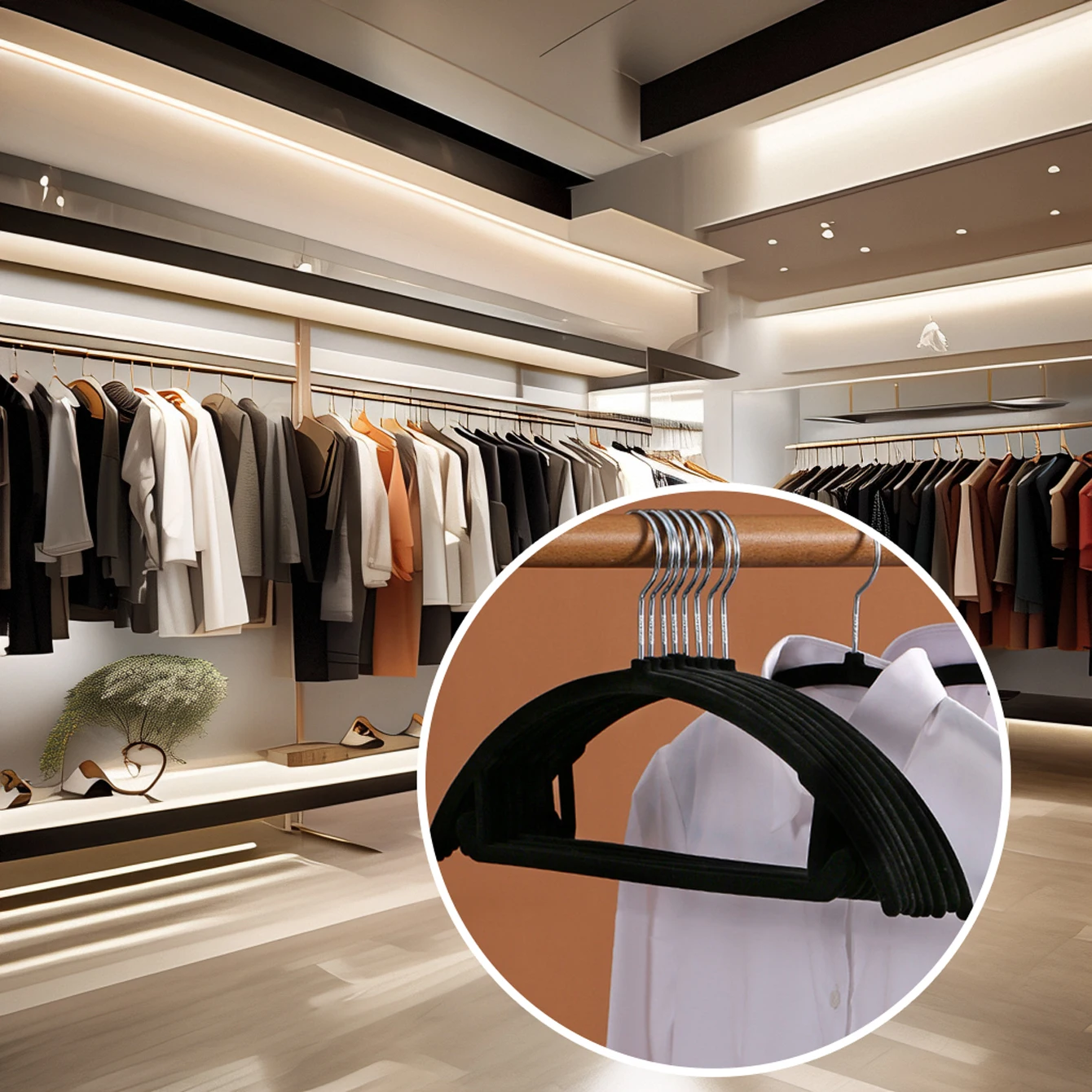Home-Use Velvet Hangers, 10/20pcs