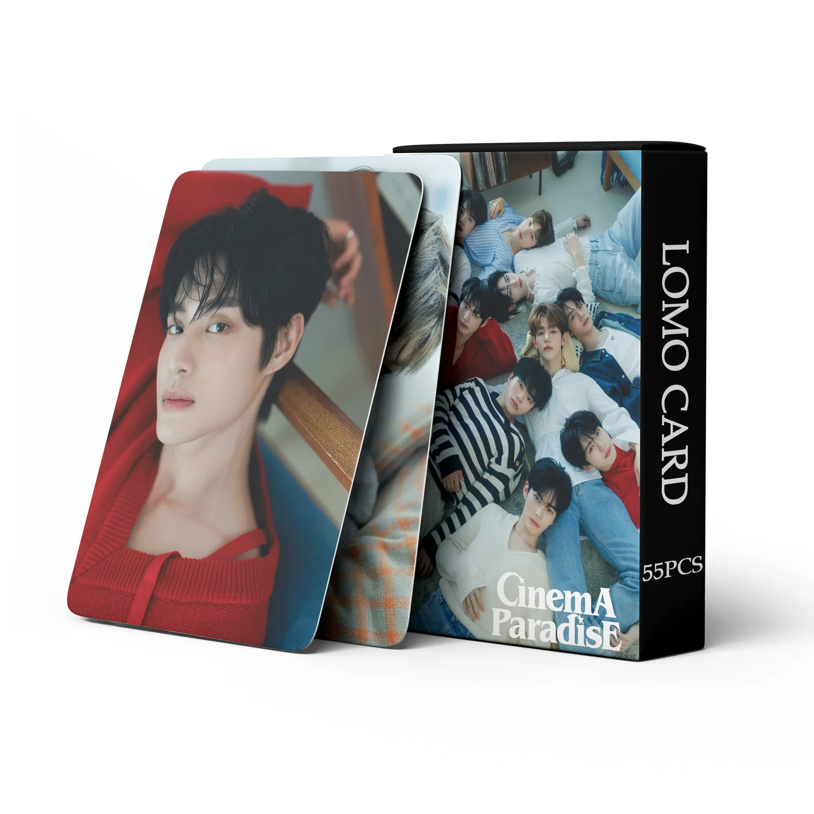 55pcs Kpop ZEROBASEONE ZB1 album di fotocarte CINEMA PARADISE Lomo Card ZHANGHAO SUNG HAN BIN rick cartolina Collection Card