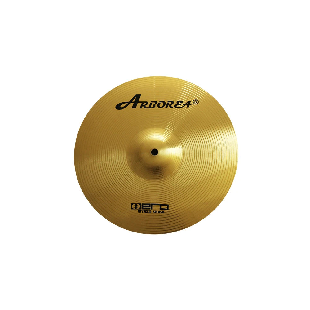 Gold Color Alloy Cymbal, 10 Splash Cymbal, for Drum Set , One Piece