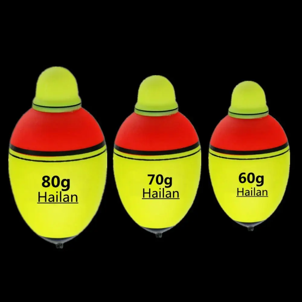 EVA Fishing Float 30g-100g Luminous Fishing Float Electronic EVA Fishing Bobber Double Optical Hard Foam Sea Fishing