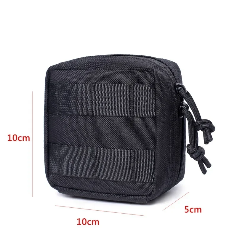 Utility Molle EDC Pouch Compass Flashlight Knife Card Admin Map Holder Outdoor Hiking Camping Hunting Accessories Waist Pack Bag