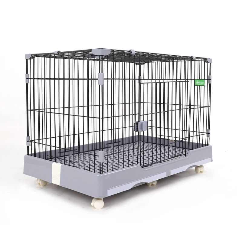 Manufacturer direct selling double door dog cage integrated base dog house cage pet cage dog house