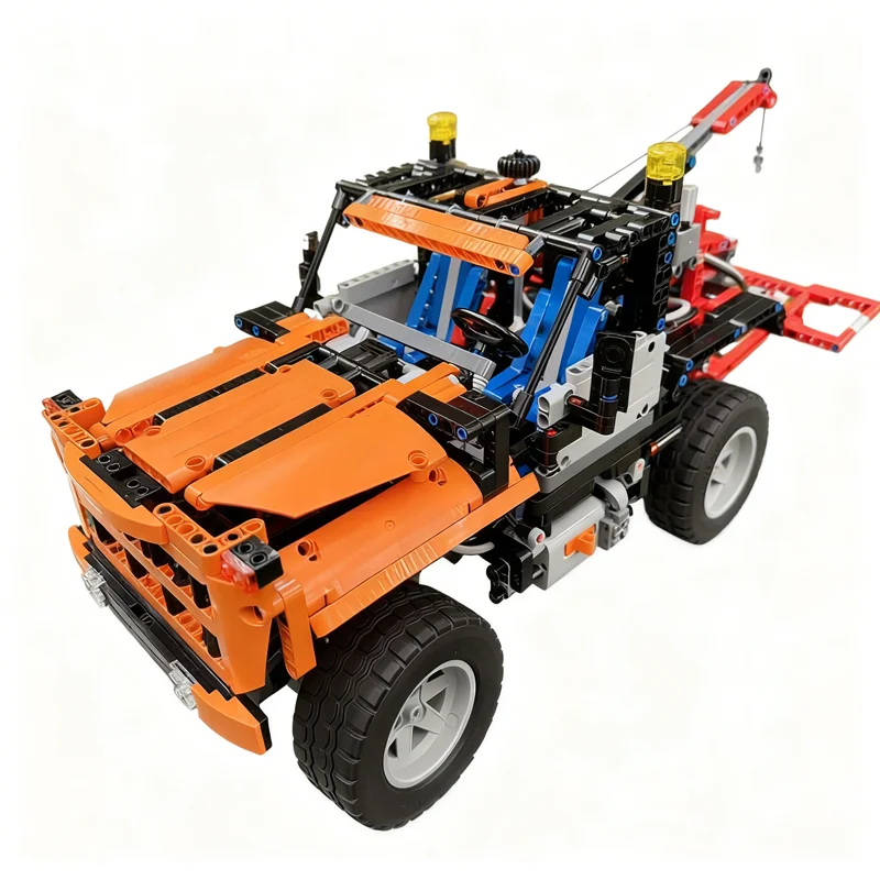 1546pcs MOC Technical Offroad Tow Truck Alternate Model Building Blocks Construction DIY Toy Christmas Gifts Idea Education