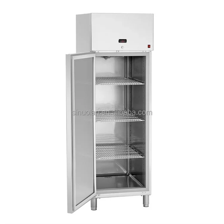 Single Door Refrigerated Frezzer Commercial Refrigerator For Fruits And Vegetables Commercial Vertical Fridge Refrigerator