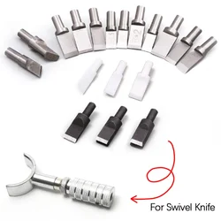 Replace Knife Head for Leather Swivel Knife Carving Cutter, Standard Size Blades and Rotate Professional Leather Craftsman Tools