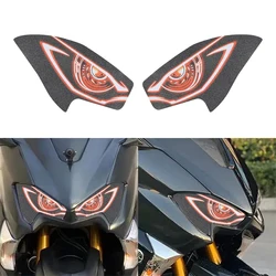 Motorcycle Headlight Protector Sticker Eye Decal Head Light Guard Sticker Fit for YAMAHA TMAX 530 560 TMAX530 TMAX560 2017 2018