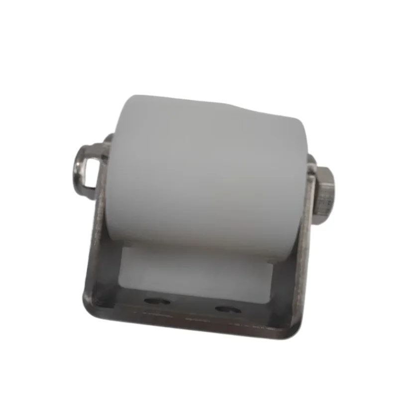 

201 45*50mm bracket with perforated bearings wheel nylon guide pulley movable door track positioning pulley clamp wheel
