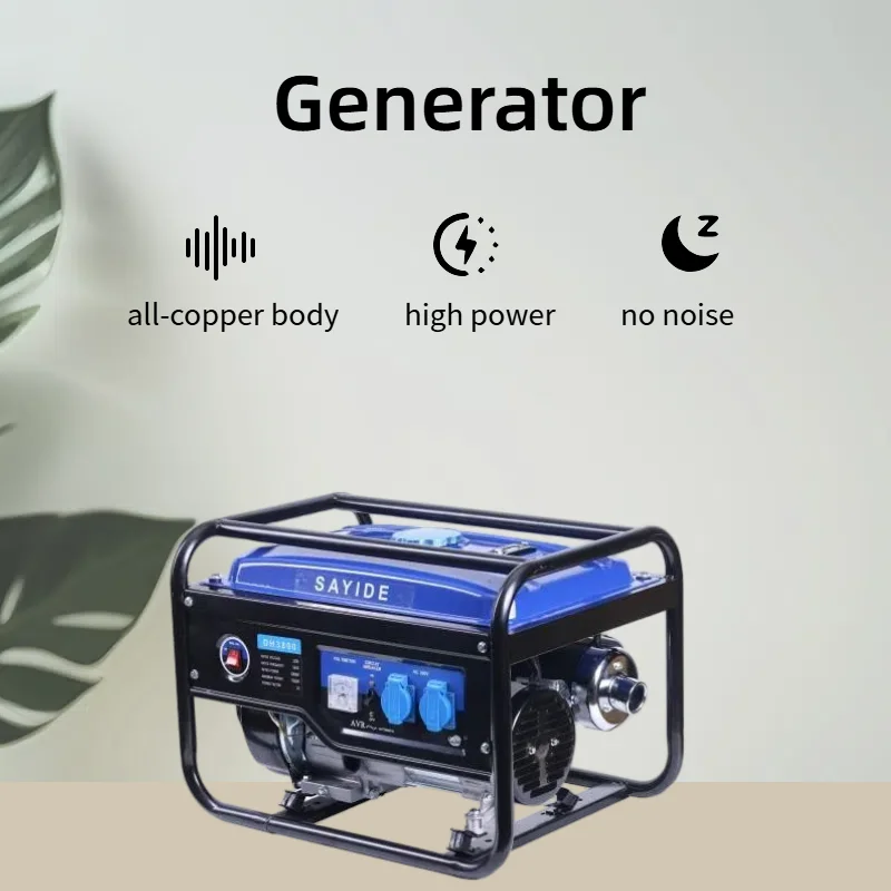 

Ready-to-use Electricpetrol Generator Set Customizable Factory Direct Sales Portable Power Generators Petrol 212cc Engine