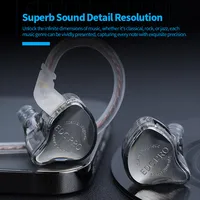 KZ EDC PRO amélioré haute qualité dynamique HIFI dans l'oreille câble Interchangeable filaire mouvement suppression du bruit casque 3