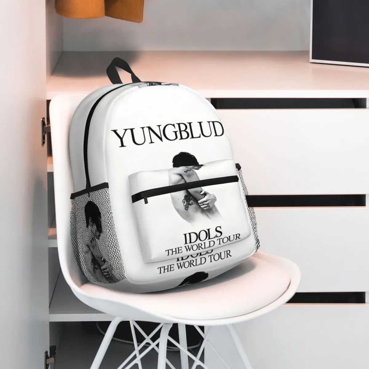Yungblud IDOLS The World Tour Merch Backpack Daypack Large Capacity Boys Girls BookBag School Bag Shoulder Bags for Men Women