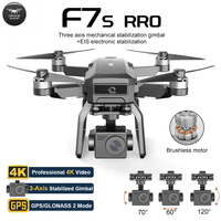 New SJRC F7S/F7 Pro Drone GPS 4K HD Camera Drones EIS Electronic Stabilization Gimbal Helicopter 5G Repeater 3KM Image Dron Toys