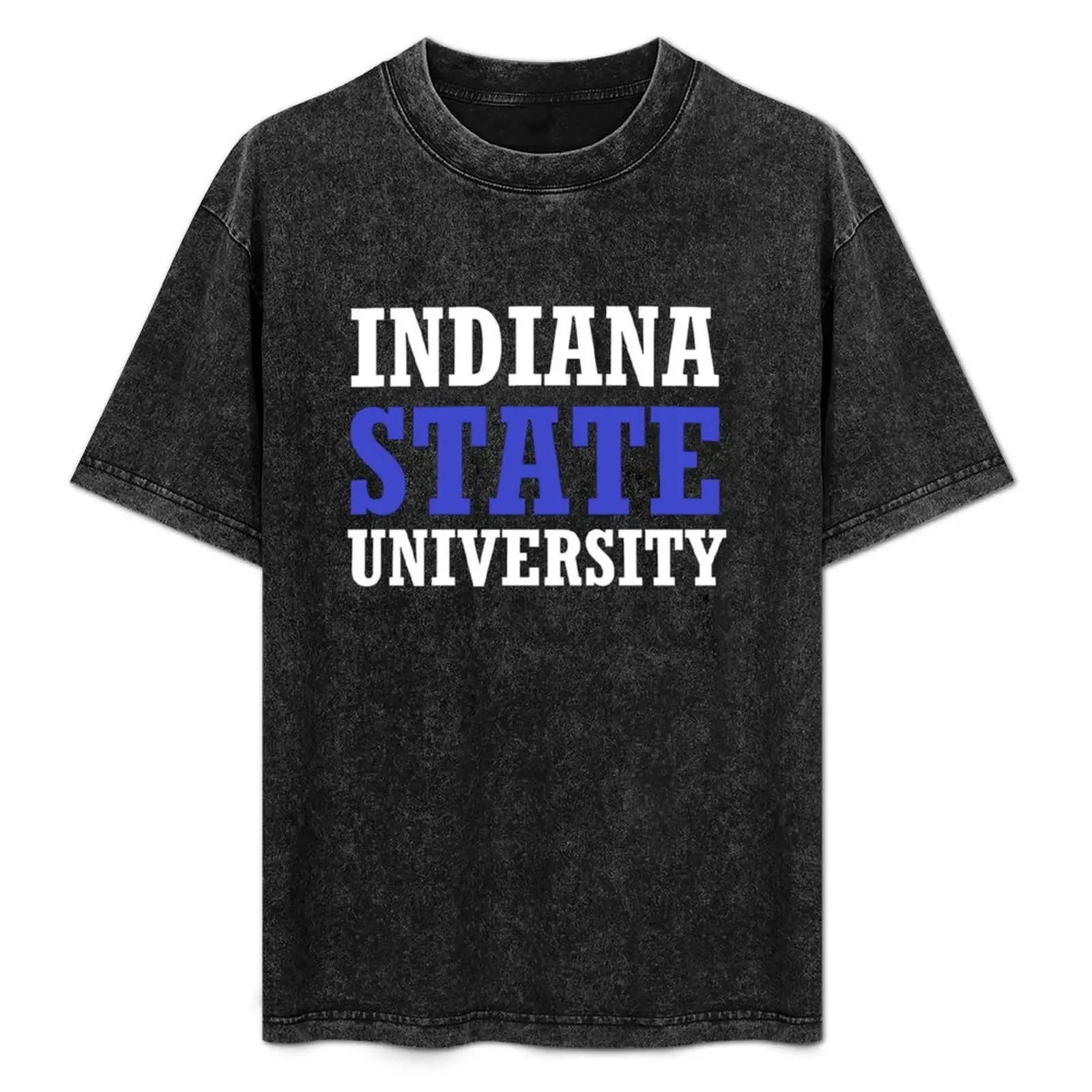 

Indiana State University T-Shirt Large Size Loose Casual Tee