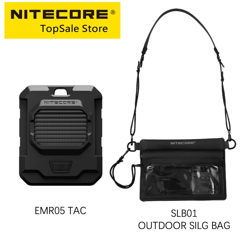 

Original Nitecore EMR05 TAC Portable Mini Multipurpose Repeller USB-C Powered Summer Home Sleep Camping Hiking Trekking Walk Dog