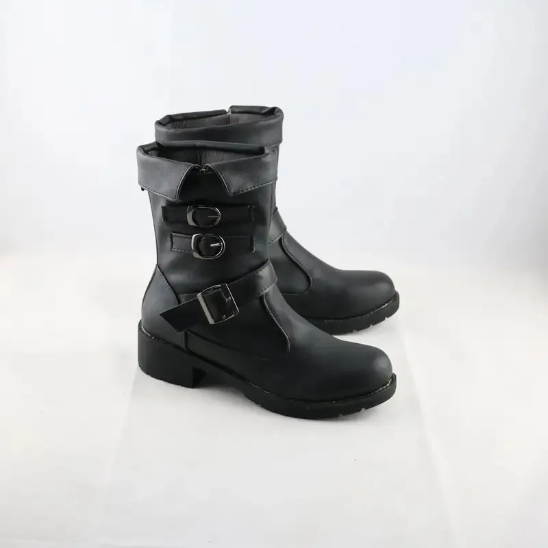 Final Fantasy 7 FF7 Vii Aerith Set stivali cosplay scarpe per donna ragazza su misura colore nero e marrone tra cui scegliere