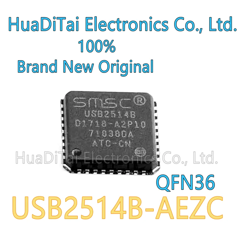 USB2514B-AEZC-TR USB2514B interface hub CONtrolador QFN36 100% novo e original