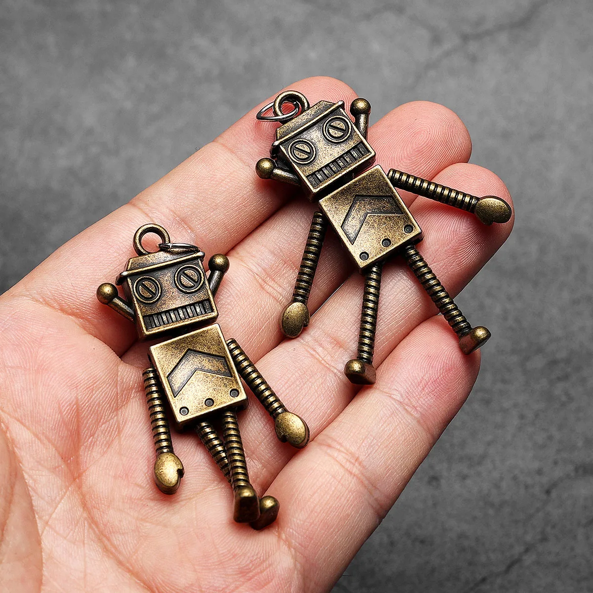 Retro Robot Men Necklaces With Pendant Stainless Steel New In Jewelry For Male Women Punk Hip Hop Accessories Gifts Wholesale