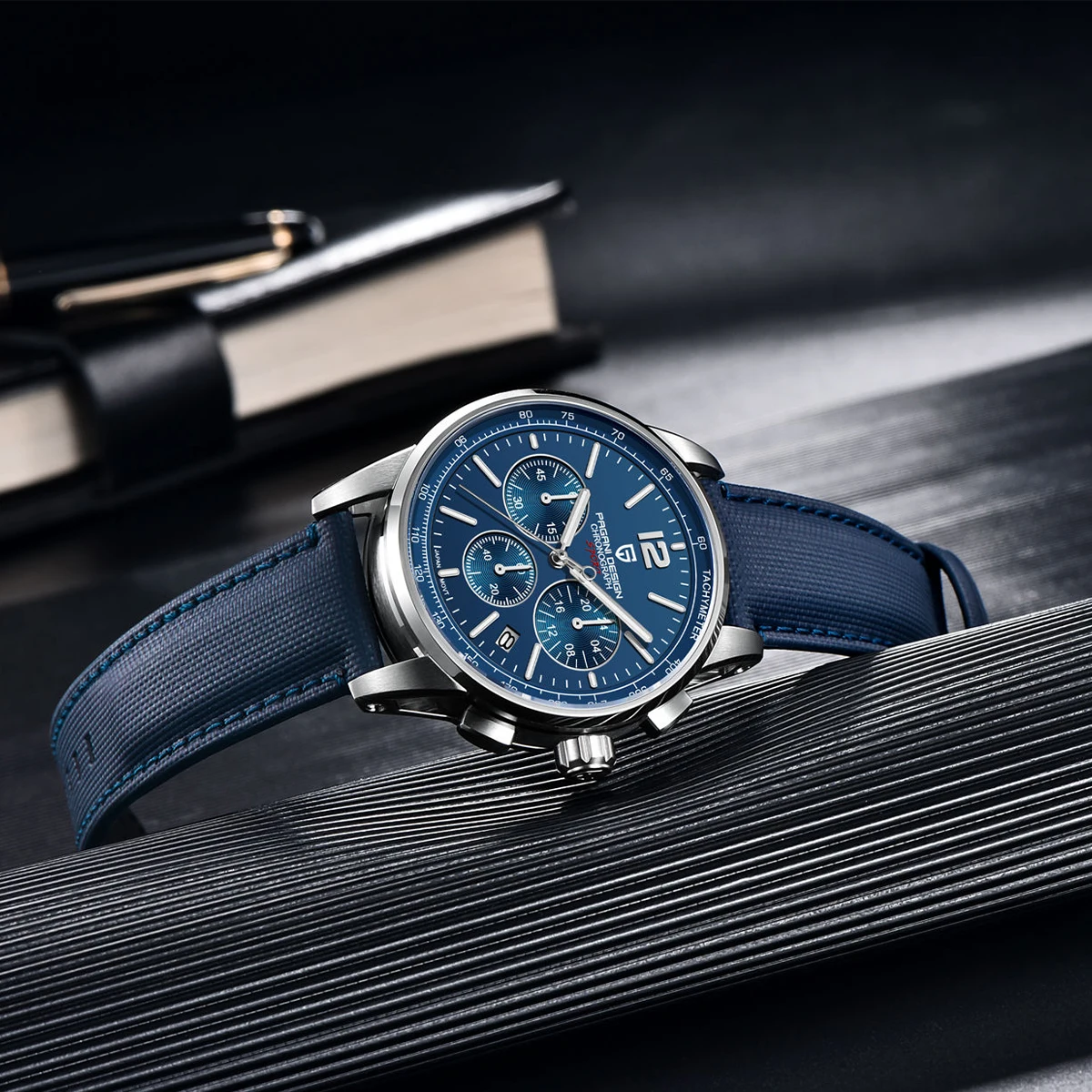PAGANI DESIGN nouveau chronographe de luxe montre pour hommes montre à Quartz de marque supérieure verre saphir acier inoxydable étanche chronographe S