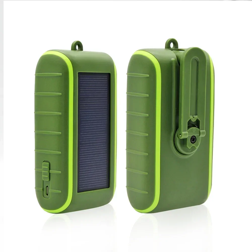 banco exterior do poder da emergencia solar powered banco movel cranked a mao do poder carregador usb manivelado a mao 01