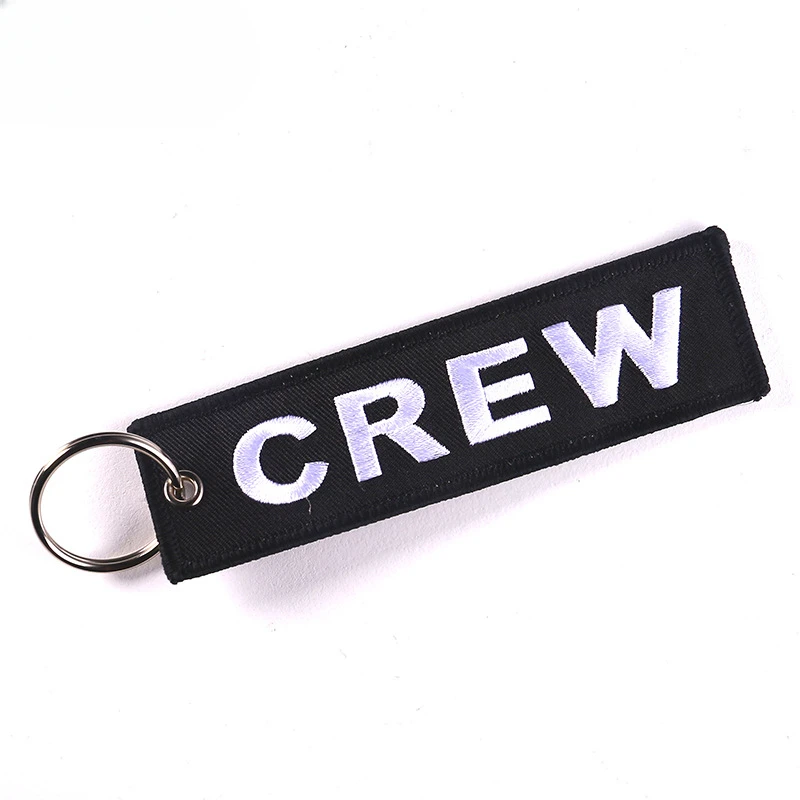 Crew Auto Schlüssel anhänger Stickerei Luftfahrt Geschenke Schlüssel ring Schlüssel anhänger Halter für Motorräder Schlüssel bund Autozubehör – Detail 8
