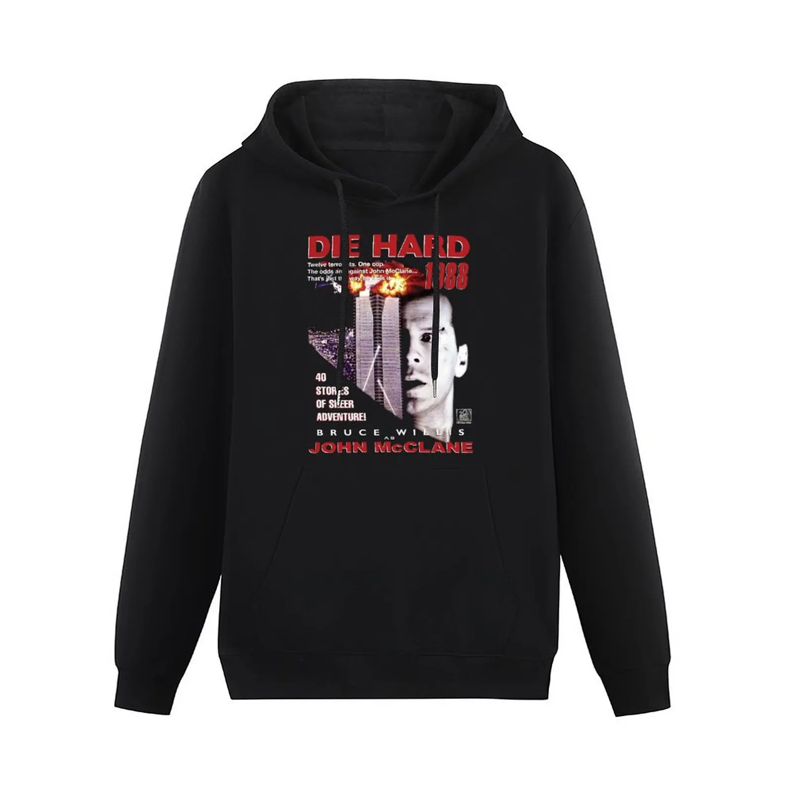 Die Hard Retro Movie Montage Pullover Hoodie hooded shirt autumn mens clothes japanese hoodie