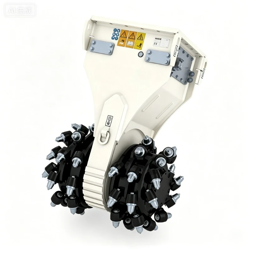 Hydraulic Drum Cutter for Excavator Rotary Rock Grinder Transverse Milling Head Attachment for 10-30 Ton Digger Factory Price