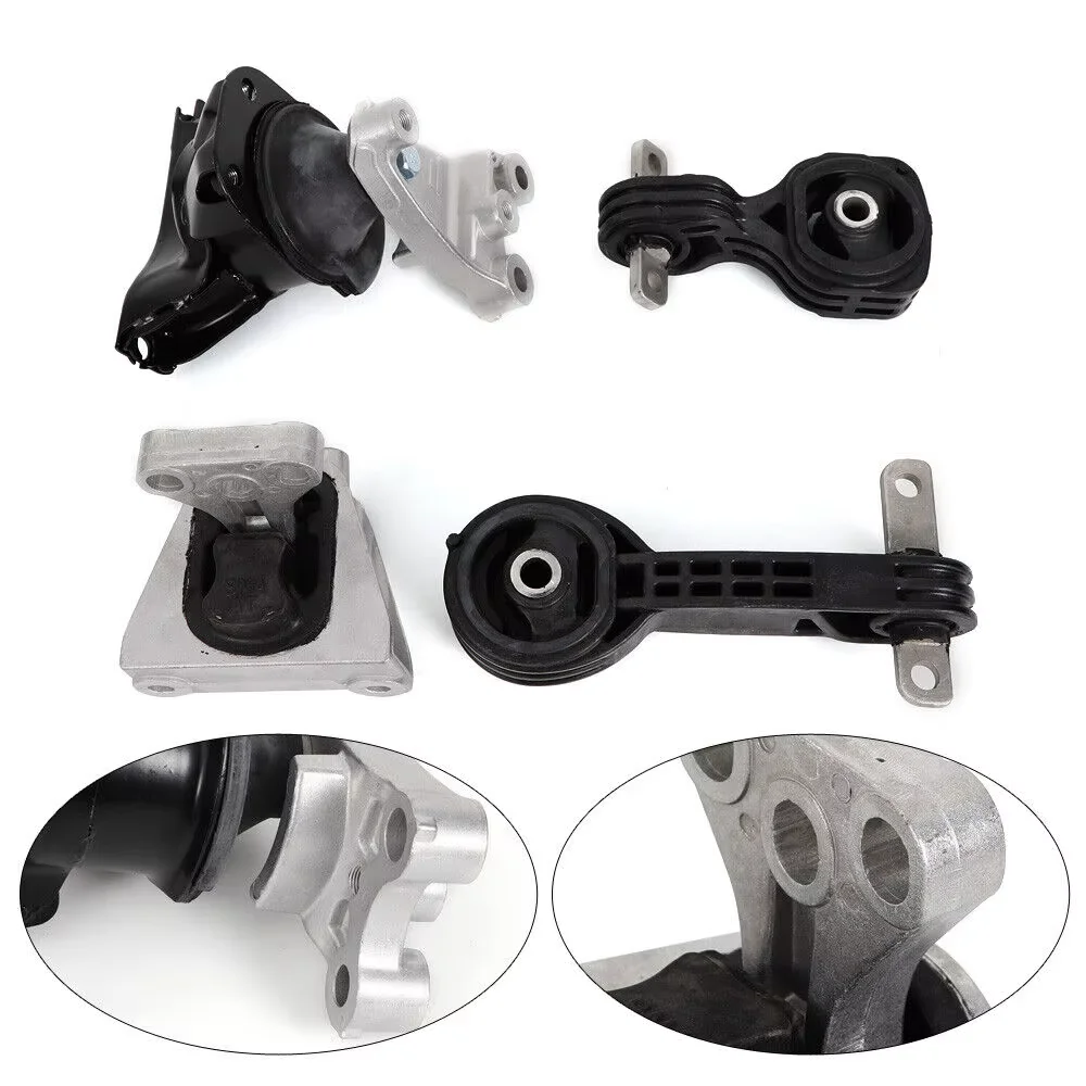 

4Pcs Honda Civic Engine Motor & Trans Mount Set Front Rear Engine Motor Mount 50820-SVA-A05 For 2006 2007 2008 2009 1.8L