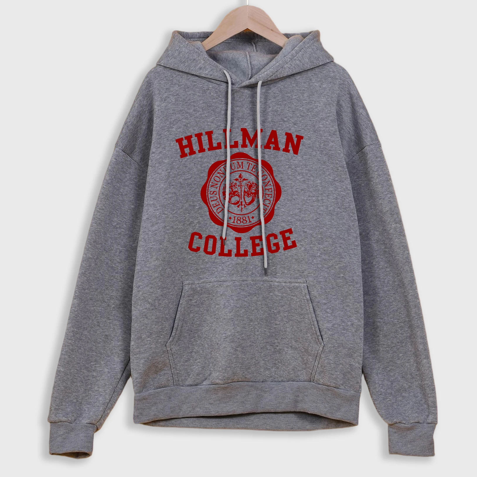 

Hillman College номер 1881, мужская спортивная одежда, мягкая свободная одежда, повседневный флисовый пуловер, осенний теплый мужской винтажный спортивный костюм