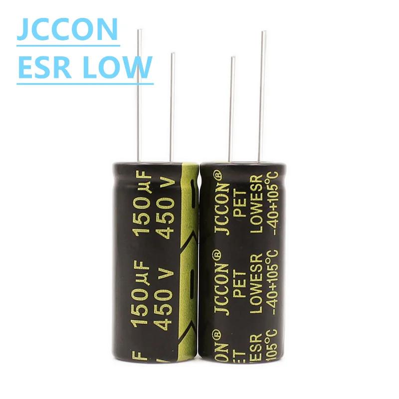 1Pcs JCCON Aluminum Electrolytic Capacitor 450v150uf 18x40  High Frequency Low ESR Low Resistance Capacitors