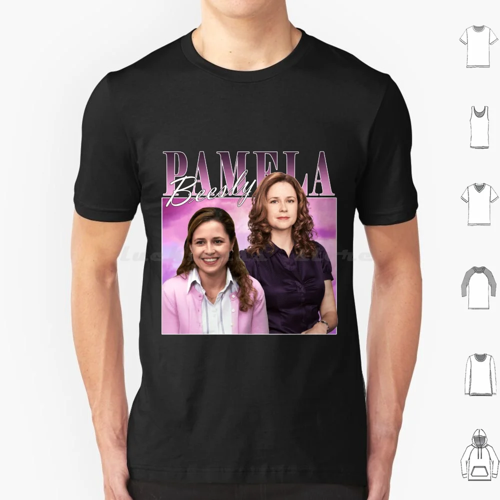 Pam Beesly Homage Tee T Shirt Cotton Men Women DIY Print Pam Beesly Pam Halpert Jim Pam Jim And Pam Jim Halpert Jenna The